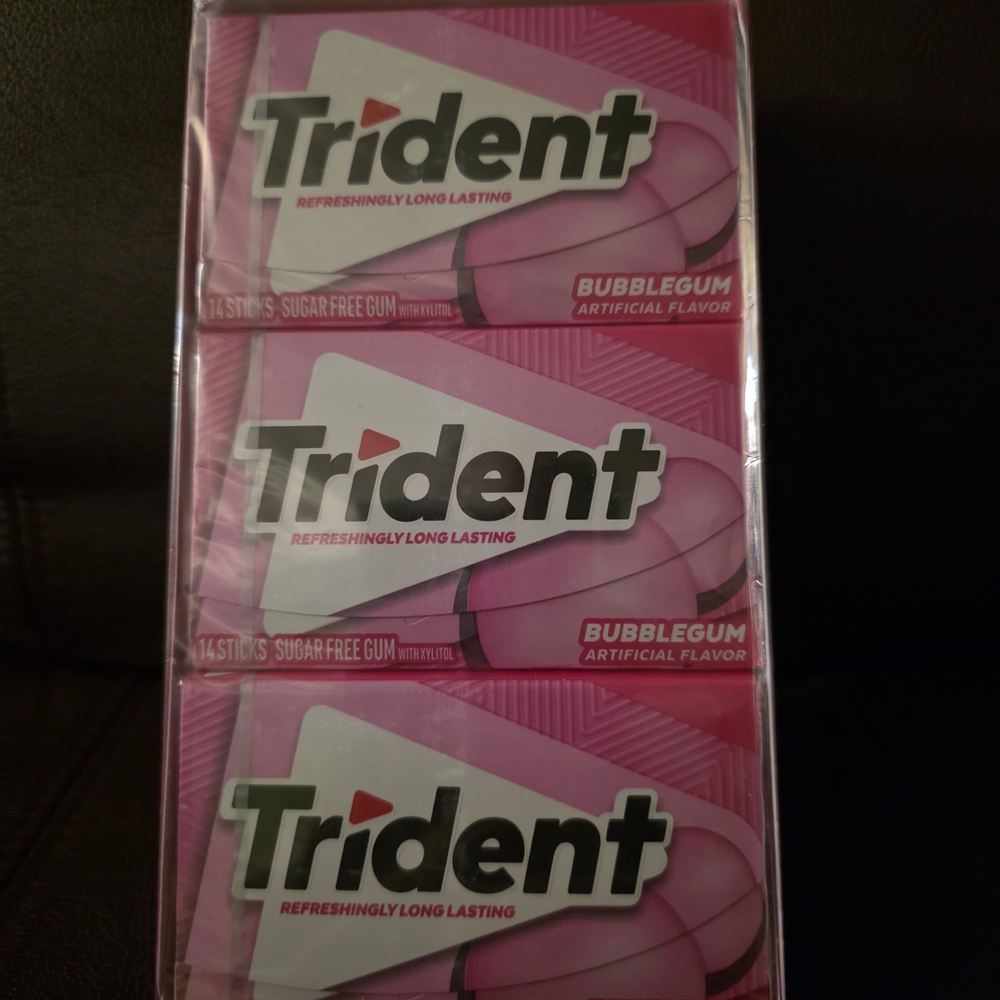 Trident Bubblegum Sugar-Free Gum